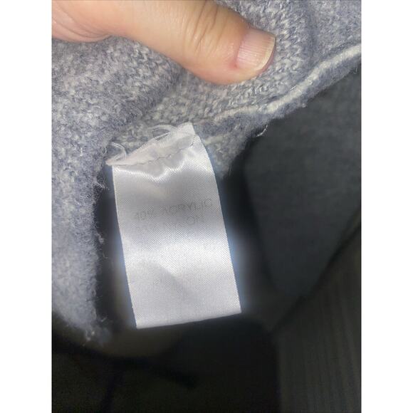 Cocogio Cardigan Sweater Coat Tweed Acrylic Wool Blend Buttons Collared Sz Small - Picture 8 of 8